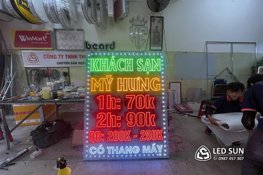 bảng hiệu quảng cáo led