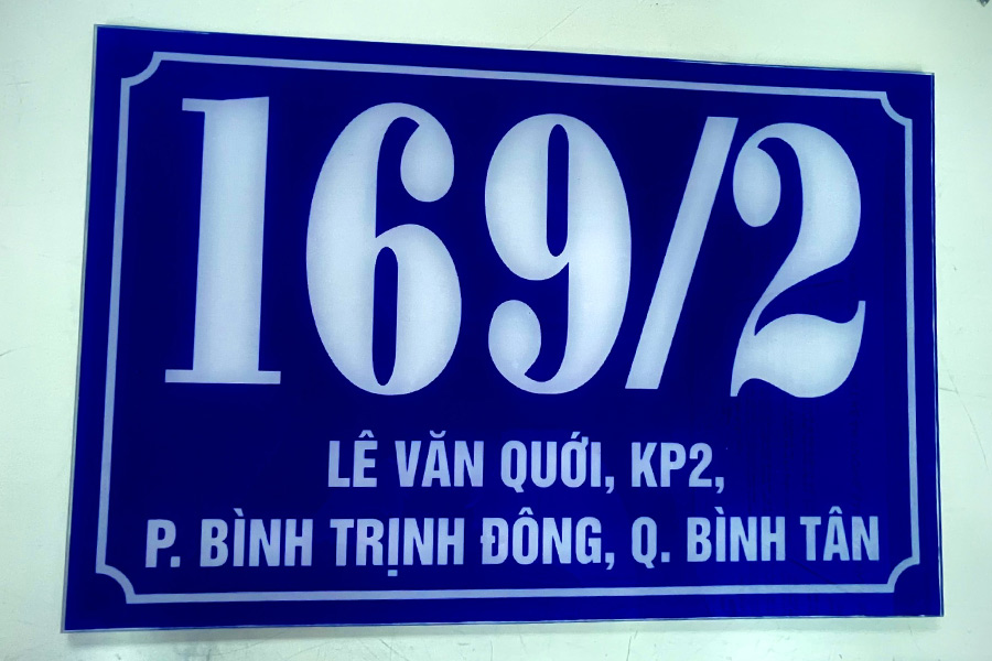 bảng số nhà