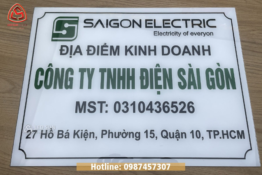 bảng số nhà inox 