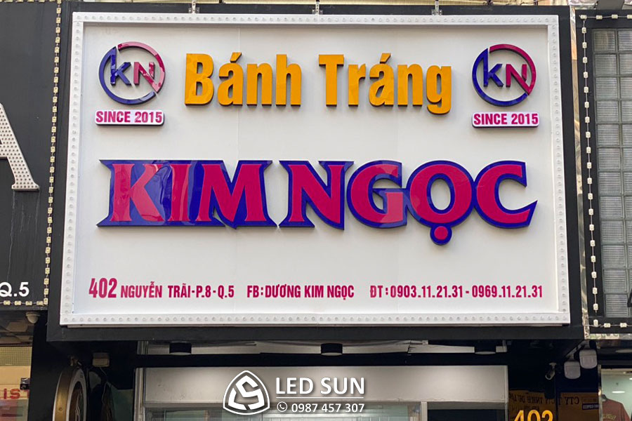 mẫu bảng hiệu bánh tráng