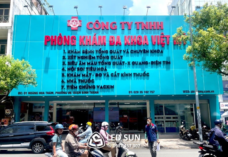 mẫu bảng hiệu phòng khám