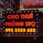 hộp đèn led cho thuê phòng trọ