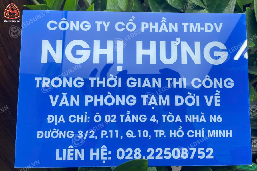 bảng công ty mica