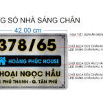 thiết kế bảng số nhà