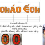 thiết kế chữ nổi quảng cáo