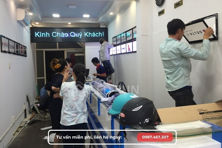 thi công shop