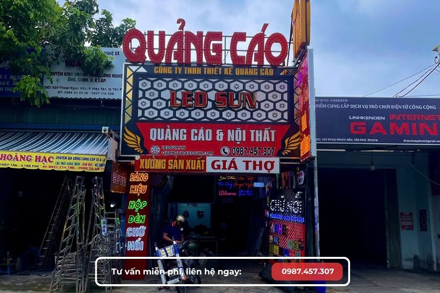 Đơn vị làm biển số nhà phường Tân Phú