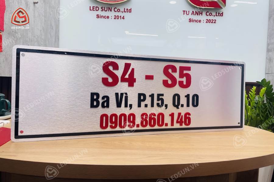 dịch vụ làm bảng alu chữ nổi