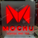 hộp đèn alu chữ nổi