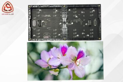 Module LED P1.66 trong nhà cận cảnh điểm ảnh