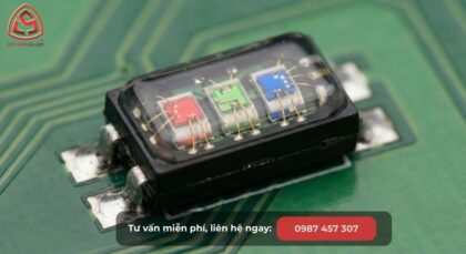 Cấu tạo chi tiết bóng led smd 3 trong 1 rgb trên module led