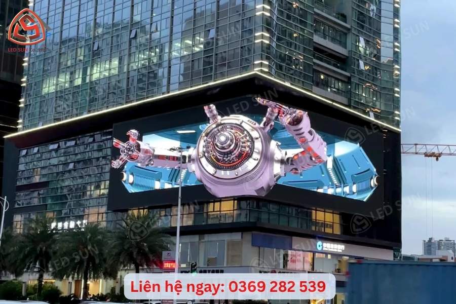 Màn hình LED 3D tại trung tâm thương mại tạo điểm nhấn thị giác